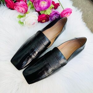 NEW | MANSUR GAVRIEL Square Toe Loafers | Navy